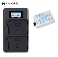PALO LP-E8 LP E8 LPE8 1800mAh แบตเตอรี่กล้อง + 2 ช่องชาร์จสำหรับ Canon EOS 550D 600D 650D 700D x7i x