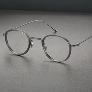 44 Retro Round Frame Small Frame Glasses Frame Men 69058 Pure Titanium Small Face Glasses Frame