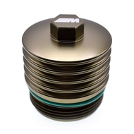 Billet Aluminum Oil Filter Cap For Bmw B42 B46 B47 B48 Engine Anodized Gold Oil Filter Housing Shell