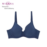 WIENNA New Bra Limited เสื้อชั้นใน DB97291 (BCD34-36)  สีดำ สีเนื้อ สีน้ำเงิน  (Carnation Tulip)