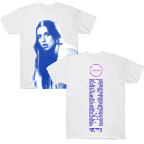 Tate Mcrae Graphic T Shirts Miss Possessive World Tour Photo Tee Oversized Streetwear Trendy Design 