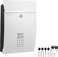 High Logic SHPB05A-WB Sakai Trade Mailbox Post, White, W10.2 x H15.2 x D3.1 inches (260 x 385 x 80 m
