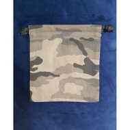 Agnes b Camouflage Drawstring Bag Storage