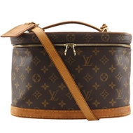 LOUIS VUITTONNice Vanity 兩用單背包 M47280 Monogram 2000 棕色 SP1010 肩背包、手提包、兩用、A5 尺寸、雙拉鍊、女士 [二手]