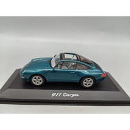 [Ready Stock] Mini Cut Minichamps 1/43 Porsche Porsche 911 (993) Targa (Turquoise Green) Turning Rea