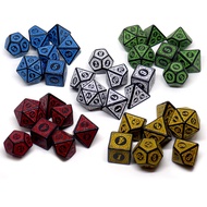 Classical style DND Dice Set Polyhedral Table Game Dice for Dungeons and Dragons Role-Playing TRPG D