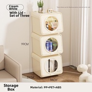 FUNNYDEER | Easy Stack Flip-Top Storage Box