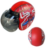JLZ - Helm Anak Bogo Retro Klasik Full Kulit Printing Imut Lucu /helm anak karakter lucu