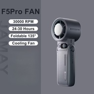 Portable Fan F5 Pro Stepless Speed Regulation Semiconductor Cooling Foldable Portable Handheld Fan