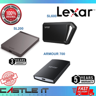 Lexar SL600 / ARMOR 700 / SL200 - 2TB / 1TB / 512GB - USB-C/A External Portable SSD Storage