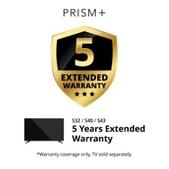 PRISM+ TV Extended Warranty - Space Efficient TV (S32; S40; S43)