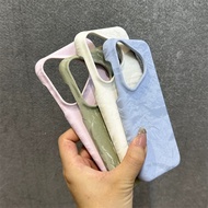 Trends Solid Color Velvet Half Pack Phone Case for Huawei P70 Ultra P70ultra P70pro Mate 70 60 Mate7