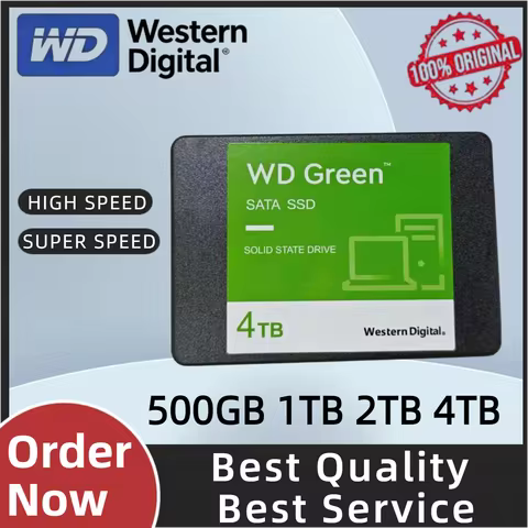 WD GREEN 2.5" SATA III SLC Internal SSD 500GB/1TB/2TB/4TB Up To 545MB/s Read Speed For Laptop Deskto