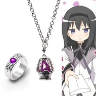 GENENIC Pha Lê Nhẫn puella Magi Madoka Magica Miki sayaka Hợp kim Nhẫn Akemi homura Tinh tế Ngoại vi