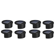 (LAE4) 8pack Solar Powered Swimming Pool Edge Lights for Inground Pools Above Ground Waterproof Wire