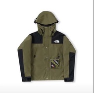 〖💯原裝原盒〗The North Face 北面 1990經典款戶外防水衝鋒衣 登山夾克 軍綠色