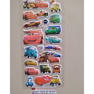 CARS embossed sticker 11x28cm