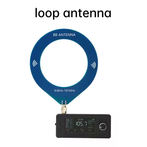 S14732 9.9-108MHz Portable Radio LSB USB AM FM Pocket Mini Radio 1.9inch IPS Screen HF SW MW VHF Rad