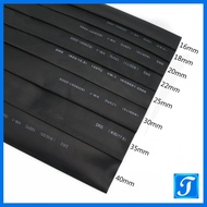 Thick Black Heat Shrink Tubes Sizes From 13mm to 18mm / Good Gene Tubes in Many Sizes Fireproof, Ins