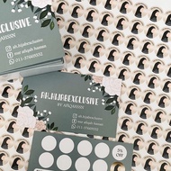 Custom Loyalty Sticker Card / Redemption Sticker FREE DESIGN