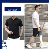 Tahino Men's Polo T-shirt High Quality Polo Men'S Polo T-Shirt With Black And White Men'S Polo Shirt