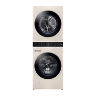 【LG 樂金】19公斤+16公斤 WashTower AI智控洗乾衣機 WD-S1916BE