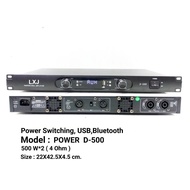 เครื่องขยายเสียง POWER เพาเวอร์ พาวเวอร์แอมป์ รุ่น มีบลูทูธ Bluetooth PHDD-D-500 Class D Switching •