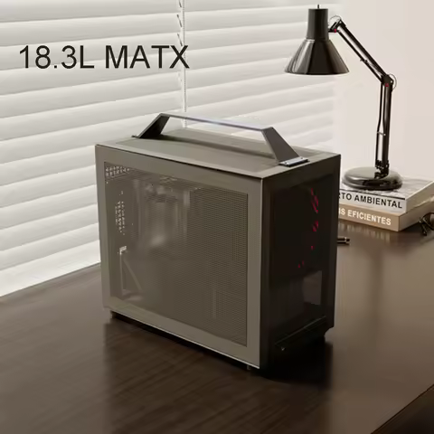 18.3L MATX PC Case Gamer Cabinet Case For PC DIY Gaming Computer Case PC Cabinet Portable Case Dustp