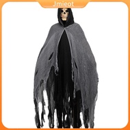 Jmieot Grim Reaper Cape Horror Cloak with Skull Masque Vintage Medieval Grim Reaper Costume with Sku