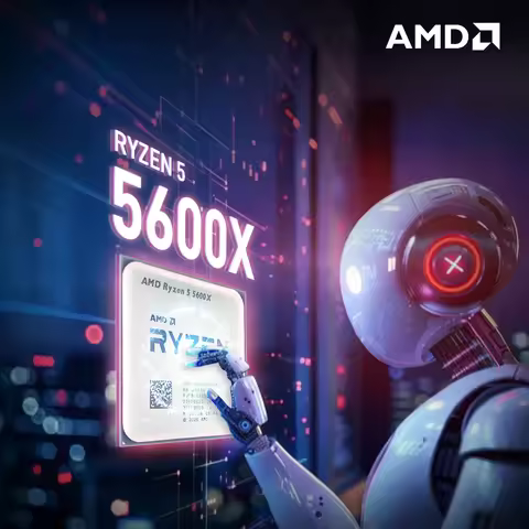 NEW AMD Ryzen 5 5600X 6-Core 12-Thread Processor 3.7GHz 65W L3=32M DDR4 PCIe 4.0 Socket AM4 7NM R5 5