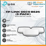 TP-LINK DECO BE25 (3-PACK) BE5000 WHOLE HOME MESH WIFI 7 ROUTER
