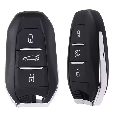 A33K-For 307 308 3008 508 5008 For Citroen C3 C4 For Opel HU83 4A Chip 433Mhz Smart Remote Car Key- 