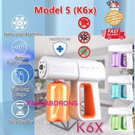 READY STOCK Lowest Price New K6 Wireless Nano Atomizer Spray UV Disinfection Spray Gun Sanitizer