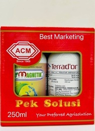 250ML ACM Terrador + Magnetik Tiafenacil 30% Terrador Solution Pack Racun Rumpai Padi Rumput Keladi 