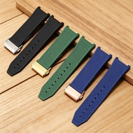 Compatible with Ferragamo Sport Series F80/F-80 watch strap with notched silicone watch band accesso