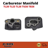 TU26 Insulator Carburetor Manifold For  Ogawa TL20 TL23 TL26 TU26 TB26 Knapsack Sprayer