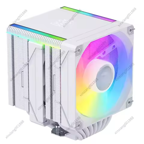 For MT880 Dual-tower 8-heat Pipe CPU Cooler Digital Display Air-cooled Computer ARGB Fan Temperature