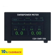 ⭐CQV-SWR-508 1.8-54MHz 200W SWR & Power Meter Digital PWR SWR Meter with 4.3" Color Touch Screen