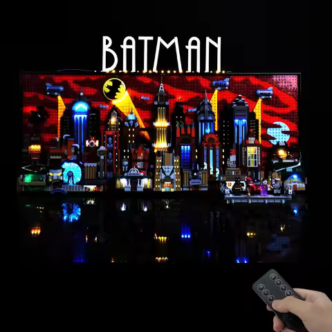 Led Set Compatible with LEGO 76271 Batmansed Animated Gotham City Super Herosed RC Version (Not Incl