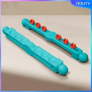 [dolity] Snooker Pool Cue Rack Display Stand Wood Pool Equipment for 6 Cues Wall Mounted for Billiar