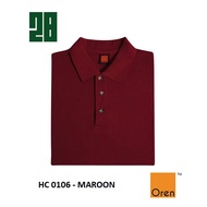 Oren Sport HC01 Honeycomb Polo Sport Shirt - Maroon