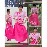 MARIA CLARA KIMONA & SAYA (PINK) ADULT FOR BUWAN NG WIKA/LINGGO NG WIKA