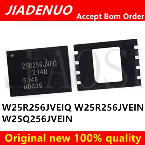 (1pcs)100% New W25R256JVEIQ 25R256JVEQ W25R256JVEIN 25R256JVEN W25Q256JVEIN 25Q256JVEN W25R256JVEQ W