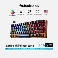 SteelSeries Apex Pro Mini Wireless Optical Gaming Keyboard คีย์บอร์ดเกมมิ่งไร้สาย ขนาดเล็ก #Qoomart