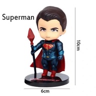 Superman Figure Cake Material 10cm BIRTHDAY Cake Figure BIRTHDAY Cake Decoration Kids BIRTHDAY Cake 