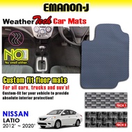 Emanon-J Weather Tech For Nissan Latio 2012 - 2020  Car Carpet