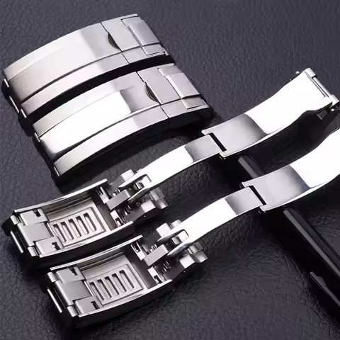 904 Stainless Steel 16mm Watchband Clasp for Rolex DAYTONA SUBMARINER GMT Date-just Yacht-Master Qui