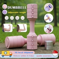 Adjustable Dumbbell Set Dumbbell Weights Hand Weights for Women Men Home Gym Fitness Training 5KG