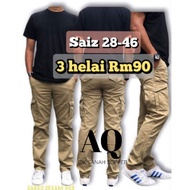(saiz28-48) Cargo tactical pants normal cutting plussaiz/seluar slack/workpants #casual pants unisex