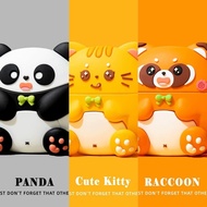 Cartoon Animal Panda Airpods Case Airpods Pro 2 Case Airpods Gen3 Case Silicone Airpods Gen2 Case Ai